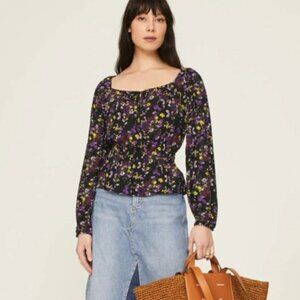 PAIGE Odalynn floral peasant top - SOLD OUT ONLINE Sz Sm